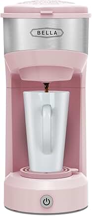 Dual Brew Coffee Maker with 14oz Capacity and One Touch