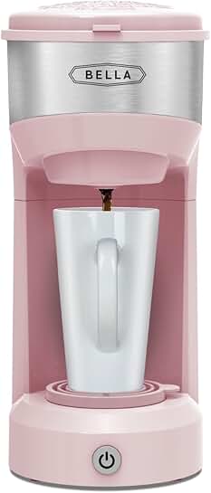 Dual Brew Coffee Maker with 14oz Capacity and One Touch