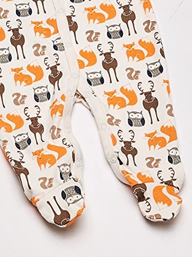 Uni   Cotton Sleep and Play Cream Forest, 0-3 Months