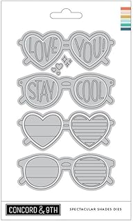 Metal die-cut for thank you, birthday, get well cards
