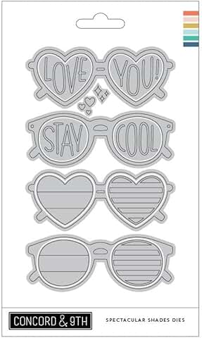Metal die-cut for thank you, birthday, get well cards