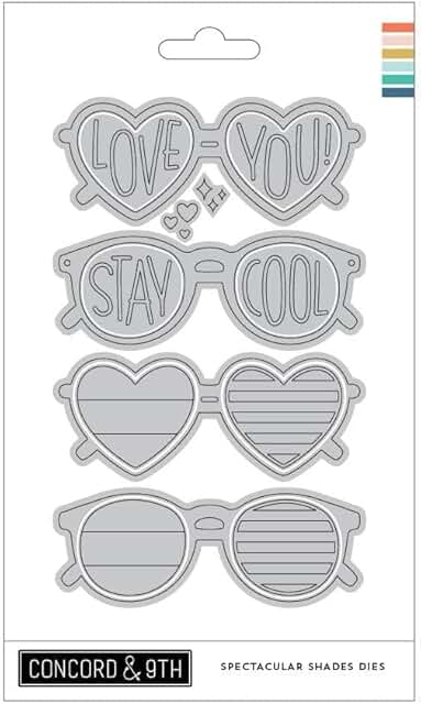 Metal die-cut for thank you, birthday, get well cards