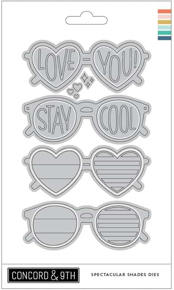 Metal die-cut for thank you, birthday, get well cards