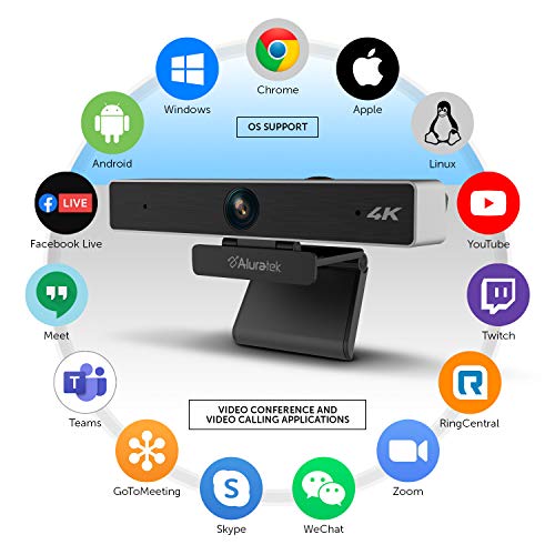 HD 1080P Video Webcam for PC, MAC, Desktop & Laptop, Video Call, Conference, USB