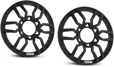 6.5-Inch Car Speaker Cover, Black, Set of 2