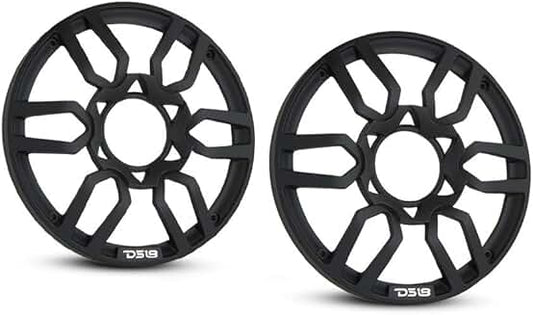6.5-Inch Car Speaker Cover, Black, Set of 2