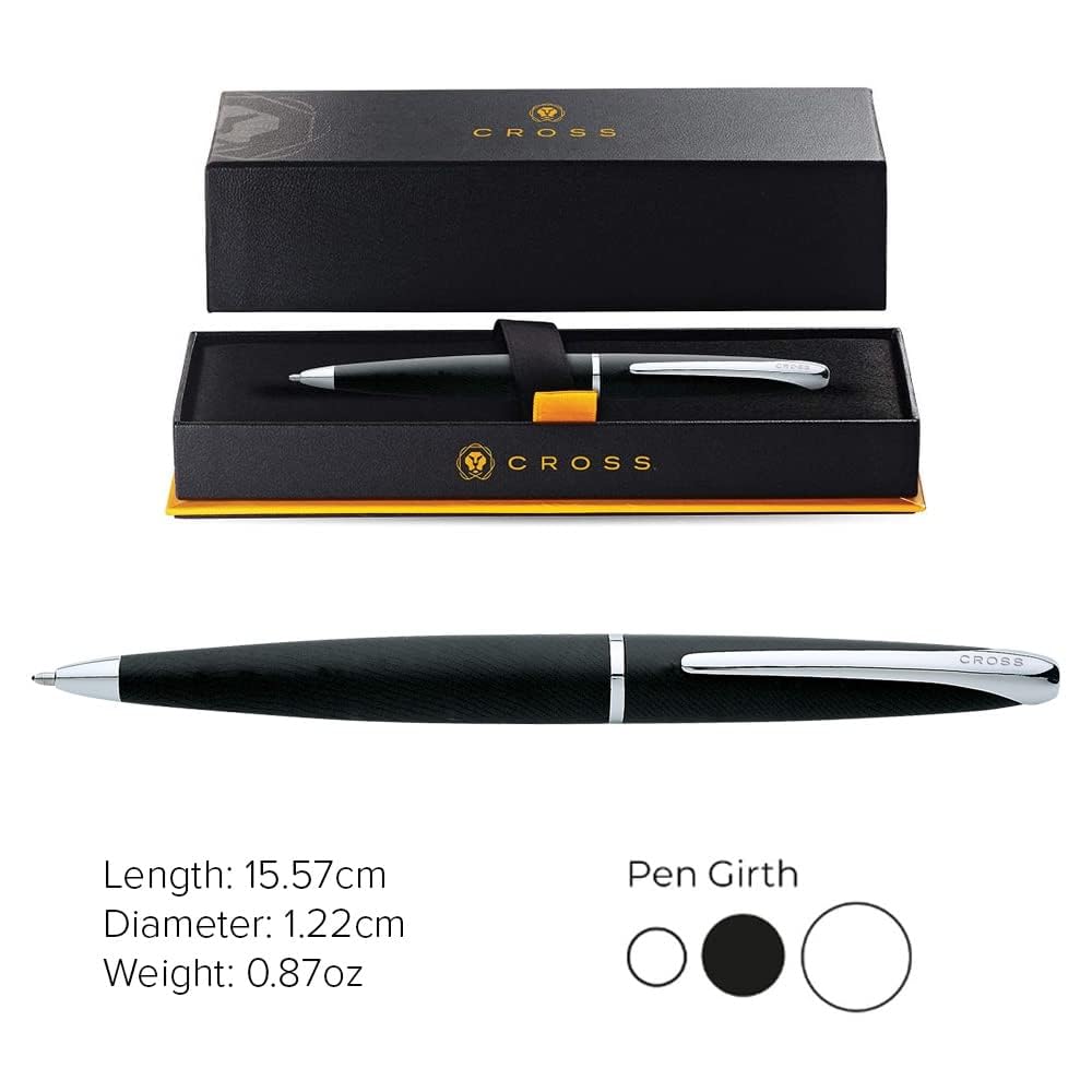 Refillable Black Ballpoint Pen in Gift Box