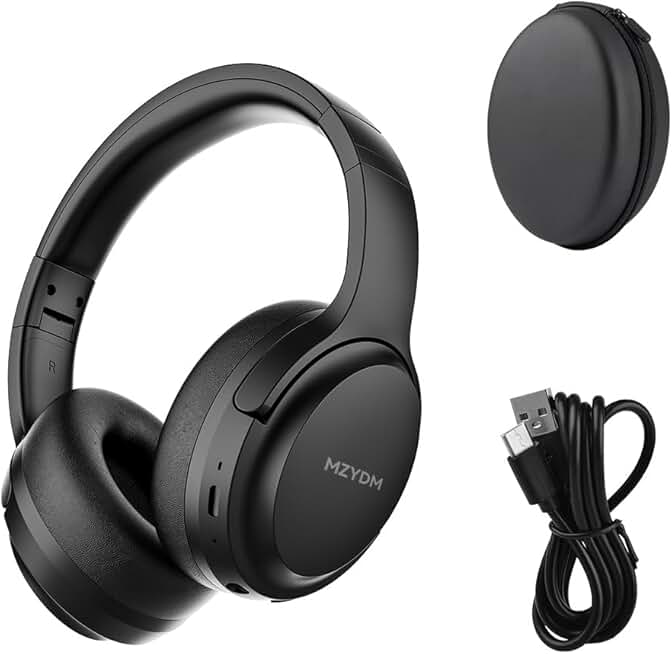 Over Ear Bluetooth Headphones with 40-Hour Playtime