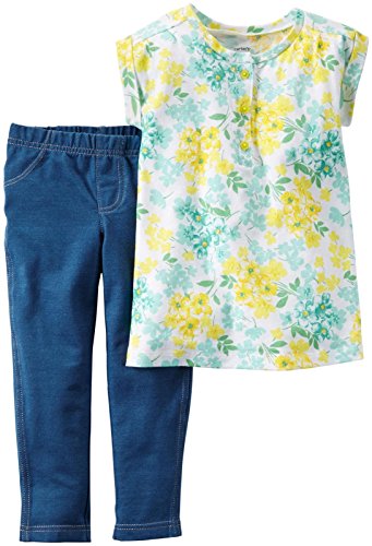 Baby Girls' 2 Piece Set 239g124, Yellow Floral, 3 Months