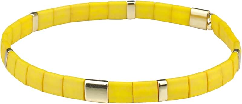 Women’s Rainbow Beaded Stretch Bracelets