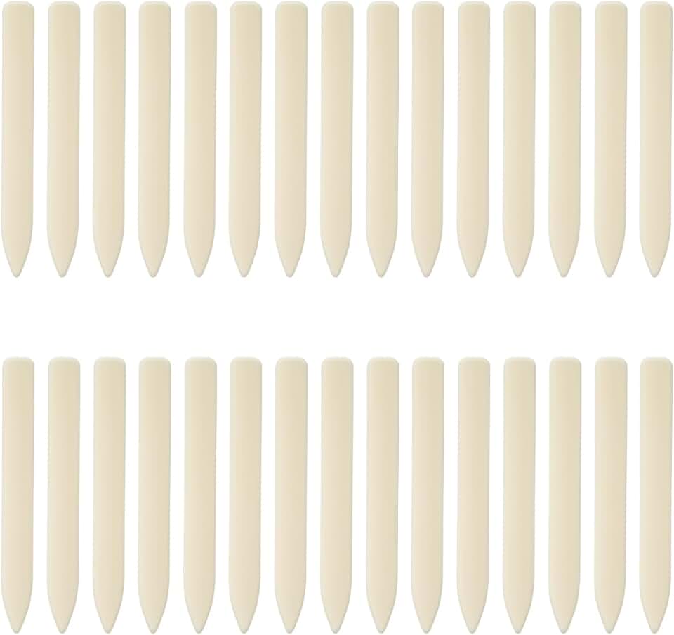 30 Pack Plastic Bone Folder Tools for Paper Crafting
