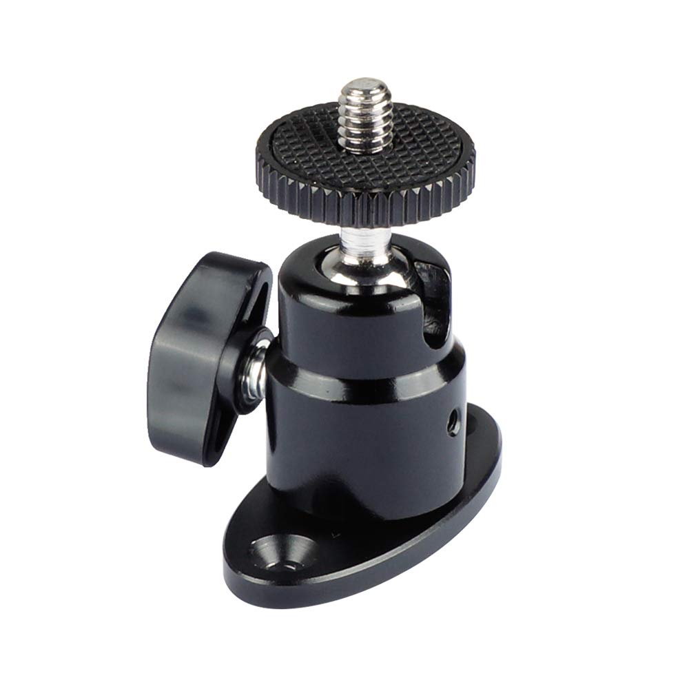 1/4"-20 Mini Ball Head with Ceiling Mount for CCTV & Video Wall Monitors Mount - 1991