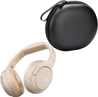 Hybrid Active Noise Cancelling Wireless Headphones with Case