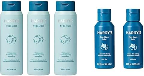 Men's Body Wash and Post Shave Balm Pack