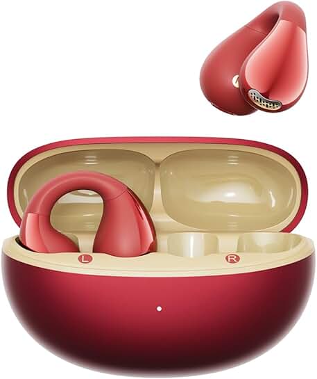 Open Ear Wireless Earbuds with Deep Bass and 40H Playtime