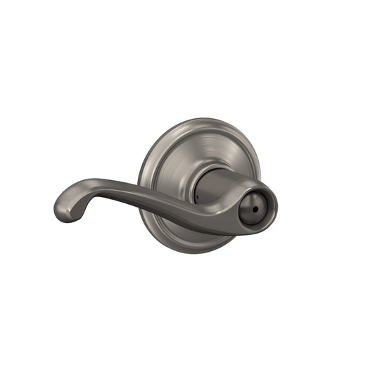 F40 FLA 619 Flair Door Lever, Privacy Lock, Nickel