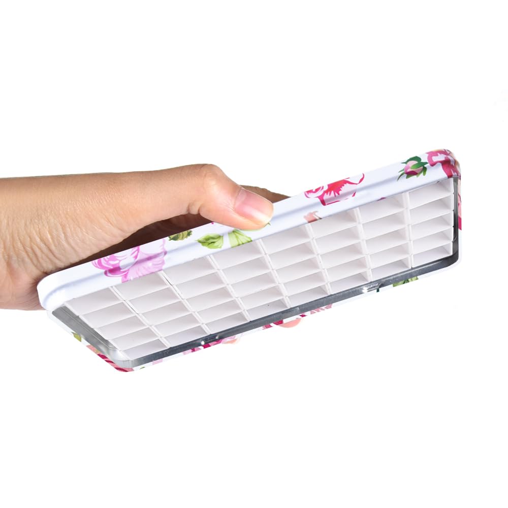 40Pcs Empty Half Pans with Magnetic Stripe Watercolor Paint Travel Tin
