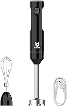 Rechargeable Cordless Hand Blender with Whisk and USB-C