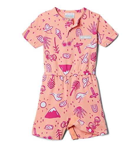 Baby Little Sur Playsuit, Coral Reef Vacation Vibes, 12/18