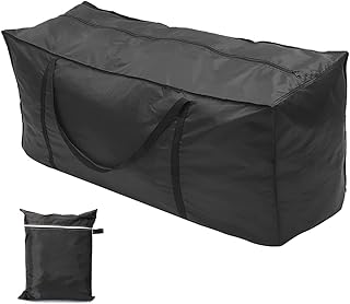Large Waterproof Patio Cushion Storage Bag with Handle