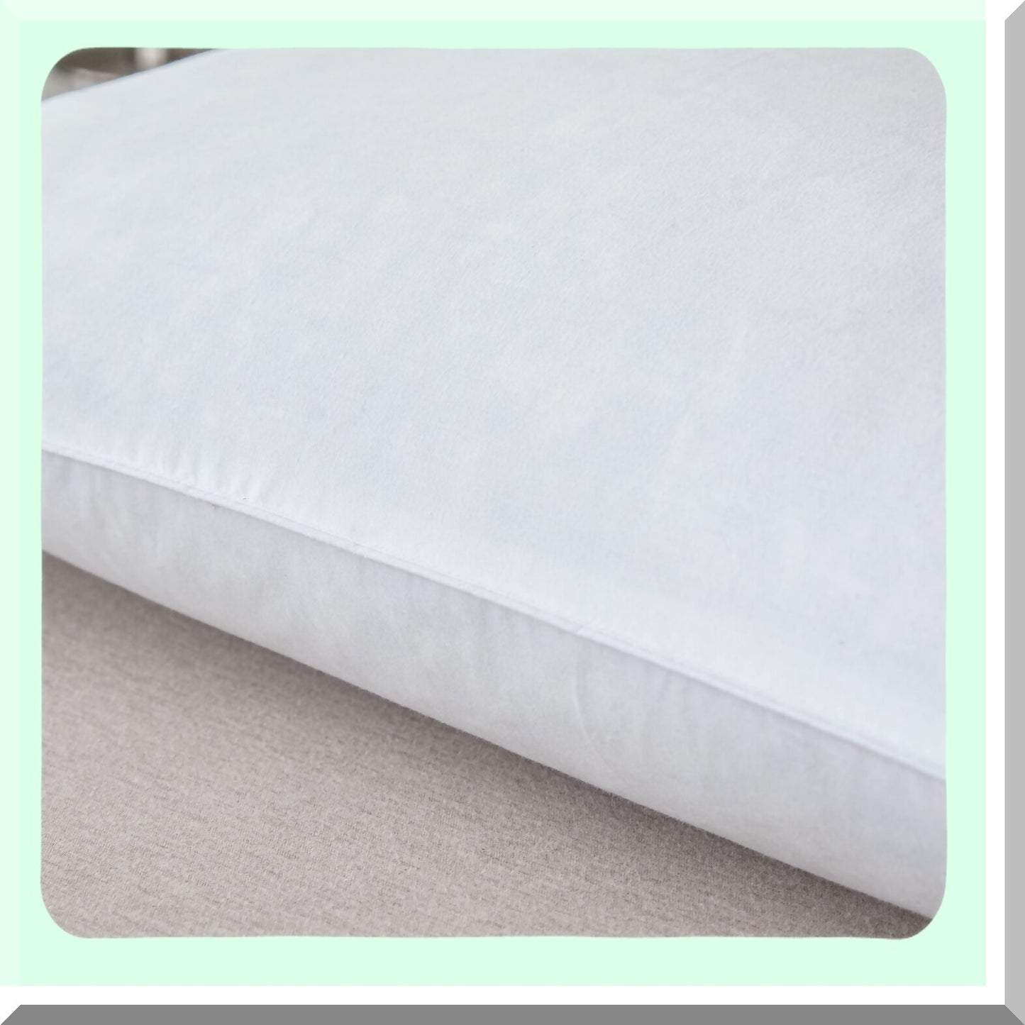 PlushDreams Queen Size Luxury Down Pillow - Hotel Collection Soft Bed Pillow with Percale Cover - Premium Goose Feathers for Sleeping - 1 Pack