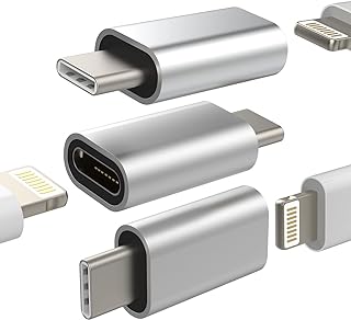 Lightning to USB C Adapter 3-Pack for Charging Devices
