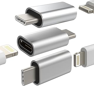 Lightning Female to USB C Adapter, 3 Pack