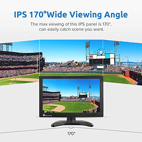 10 Inch Monitor Security Monitors & Displays Mini TV Portable HDMI Monitor Cheap Monitor Under 100 Dollars LCD Small Computer Monitor with Speakers for Laptop PC Raspberry Pi and Screen