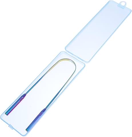 Stainless Steel Tongue Cleaning Brush Set for Daily Use