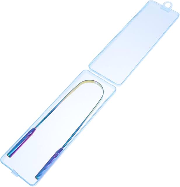 Stainless Steel Tongue Cleaning Brush Set for Daily Use
