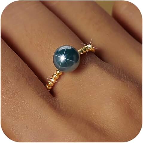 Sterling Silver Pearl Ring for Women