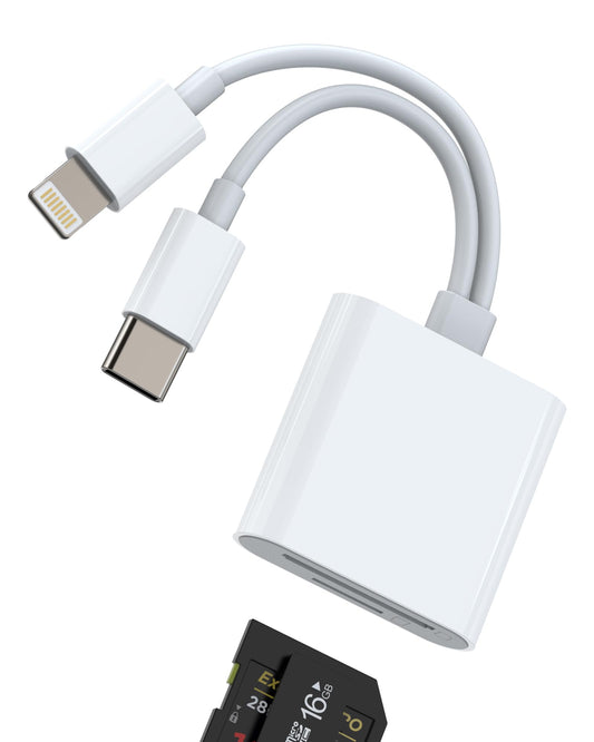 USB C SD and Micro SD Card Reader for Phones and Tablets