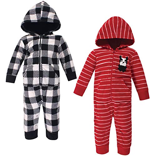 Unisex  and Toddler Fleece Jumpsuits, Coveralls, and Playsuits  Dog , 0-3 Months