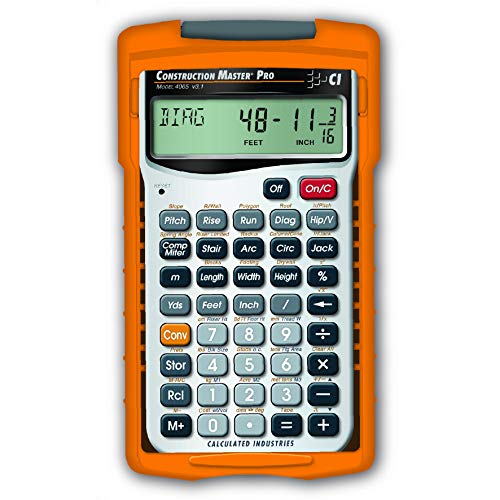 Construction Master Pro calculator for contractors and builders