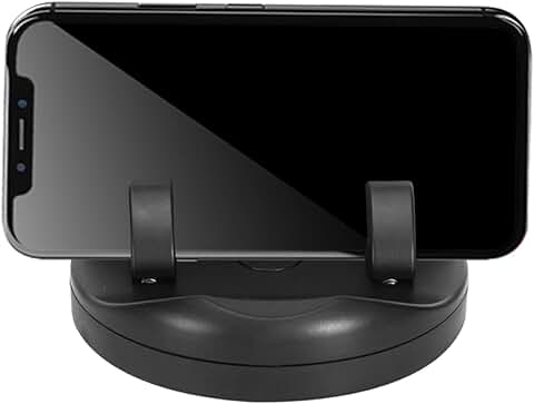 360° Rotating Car Phone Holder with Parking Number Plate