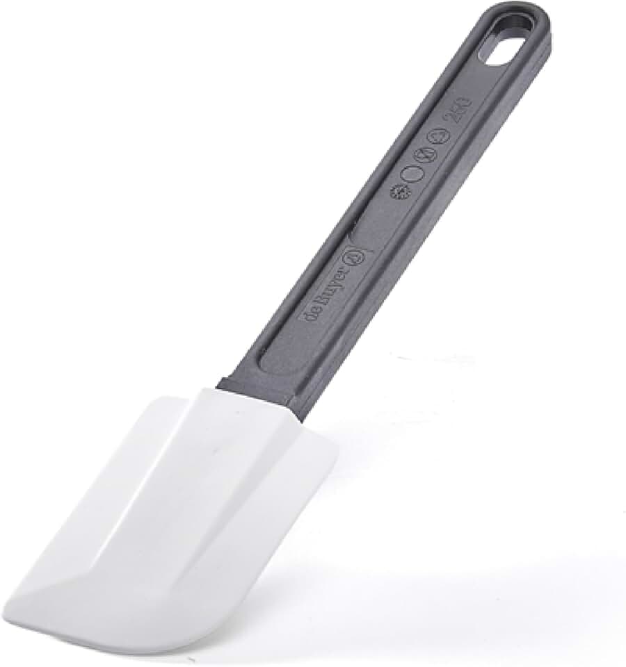 Plastic and Rubber Spatula, 27 cm, Black