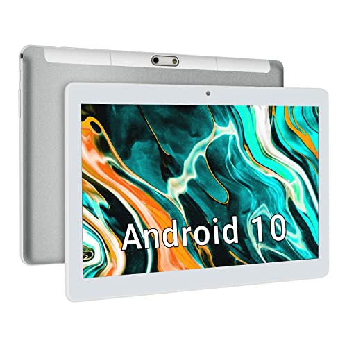 10 inch Android 10 Tablet with Dual SIM Card Slot, 2GB RAM, 32GB ROM, 128GB Expand Support, Octa-Core, IPS HD Display for Study Gaming Entertainment, Home, Office