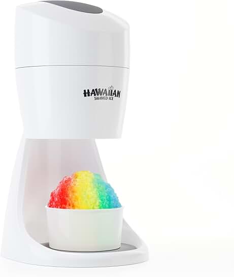 Snow Cone and Shaved Ice Machine with Ice Molds