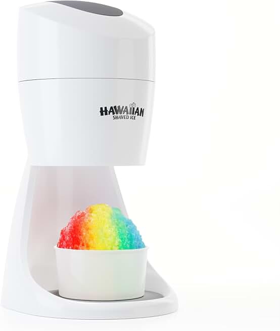 Snow Cone and Shaved Ice Machine with Ice Molds