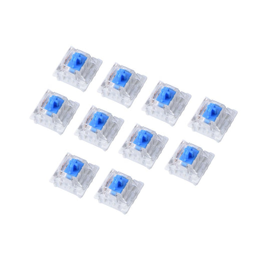10 PCs Replacement Keyboard Switch Mechanical Key Switch Plate Mounted Blue Switch, Unique Tactile Feelings, for NewGiant RGB Series
