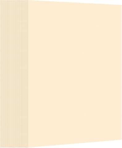 Cream Cardstock, 150 Sheets, 8.5x11, 250 Gsm
