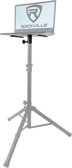 Monitor and laptop shelf for speakers and studio gear