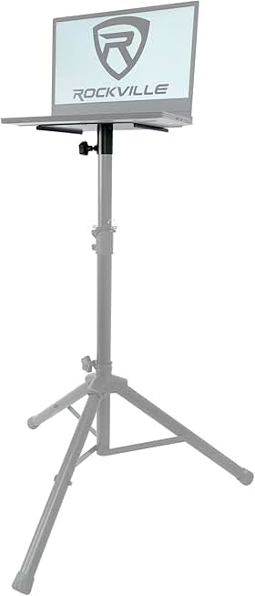 Monitor and laptop shelf for speakers and studio gear