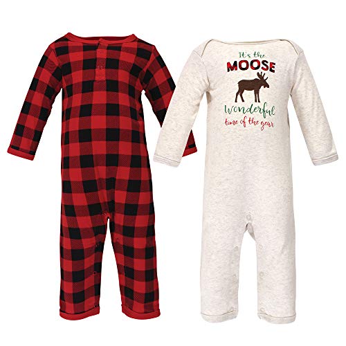 Holiday Pajamas, Moose Wonderful Time , 0-3 Months