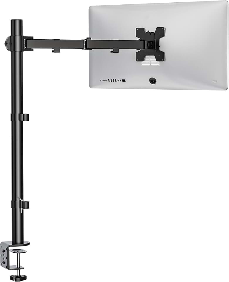 Single Extra Tall Monitor Mount for Desks
