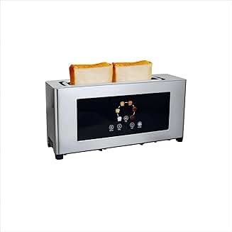 2-Slice Toaster with 6 Browning Levels and Removable Crumb Tray