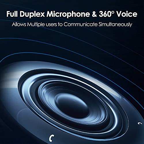 Bluetooth Speakerphone USB Speakers with Microphone Teams CP900 Wireless Enhanced Noise Reduction Algorithm Home Office 360 Voice Pickup (Teams Optimized, CP900) (CP900-MT)