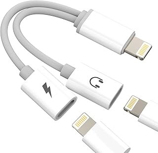Dual Lightning Headphone and Charger Adapter