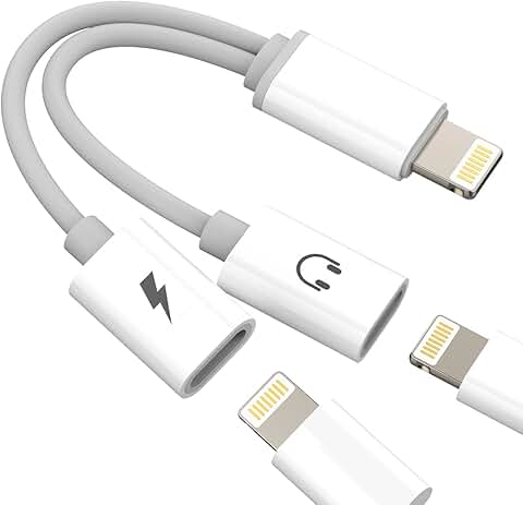 Dual Lightning Headphone and Charger Adapter