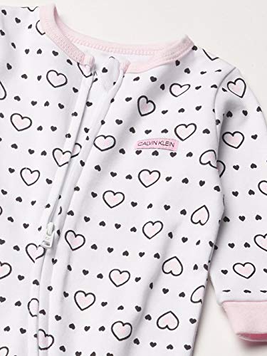 Girls' Coverall, Pale Pace/White/Obsidian Black, 6-9 Months